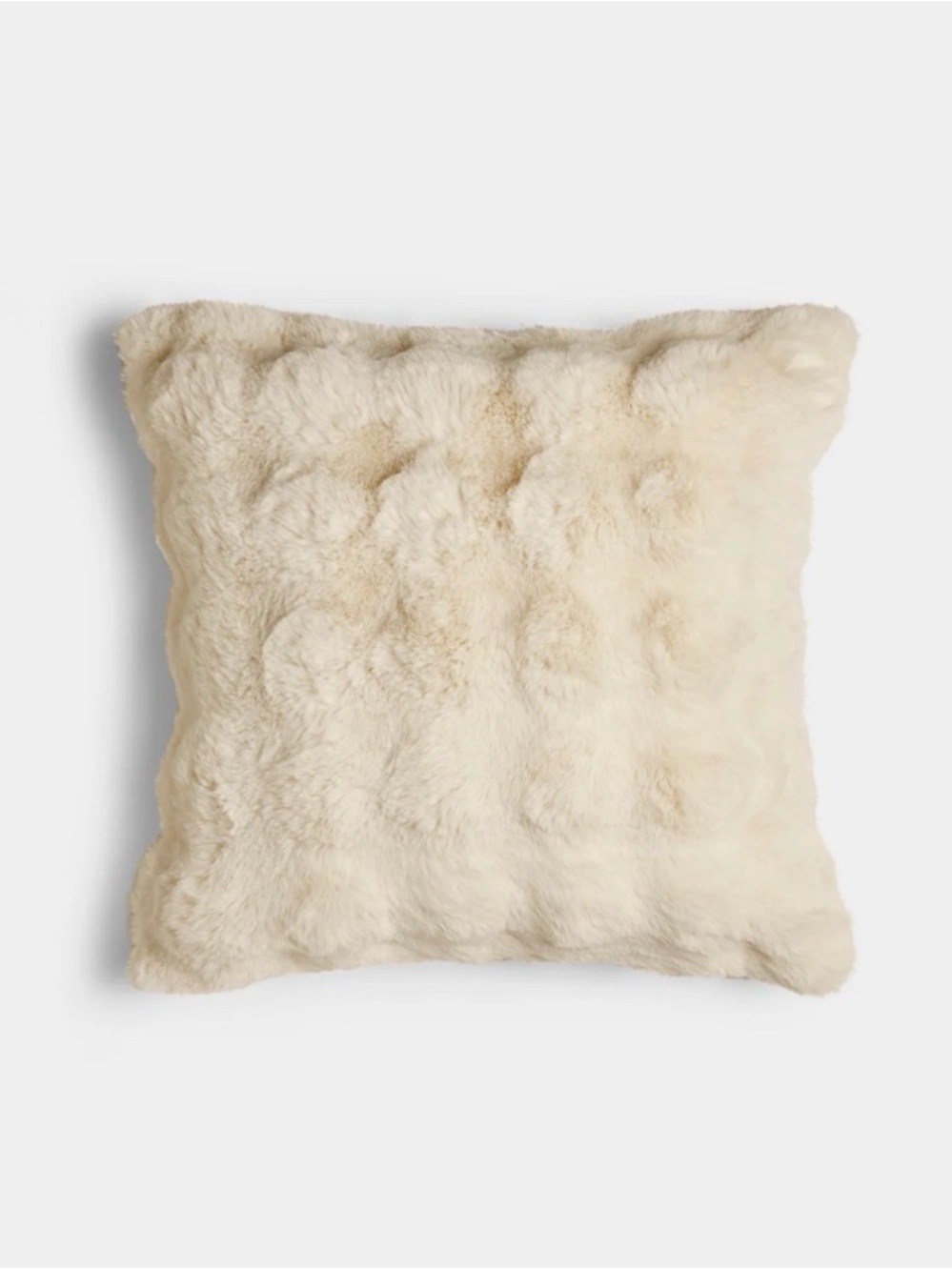 Cozy Earth Bubble Cuddle Pillow - Crème - 24”x24” NWT